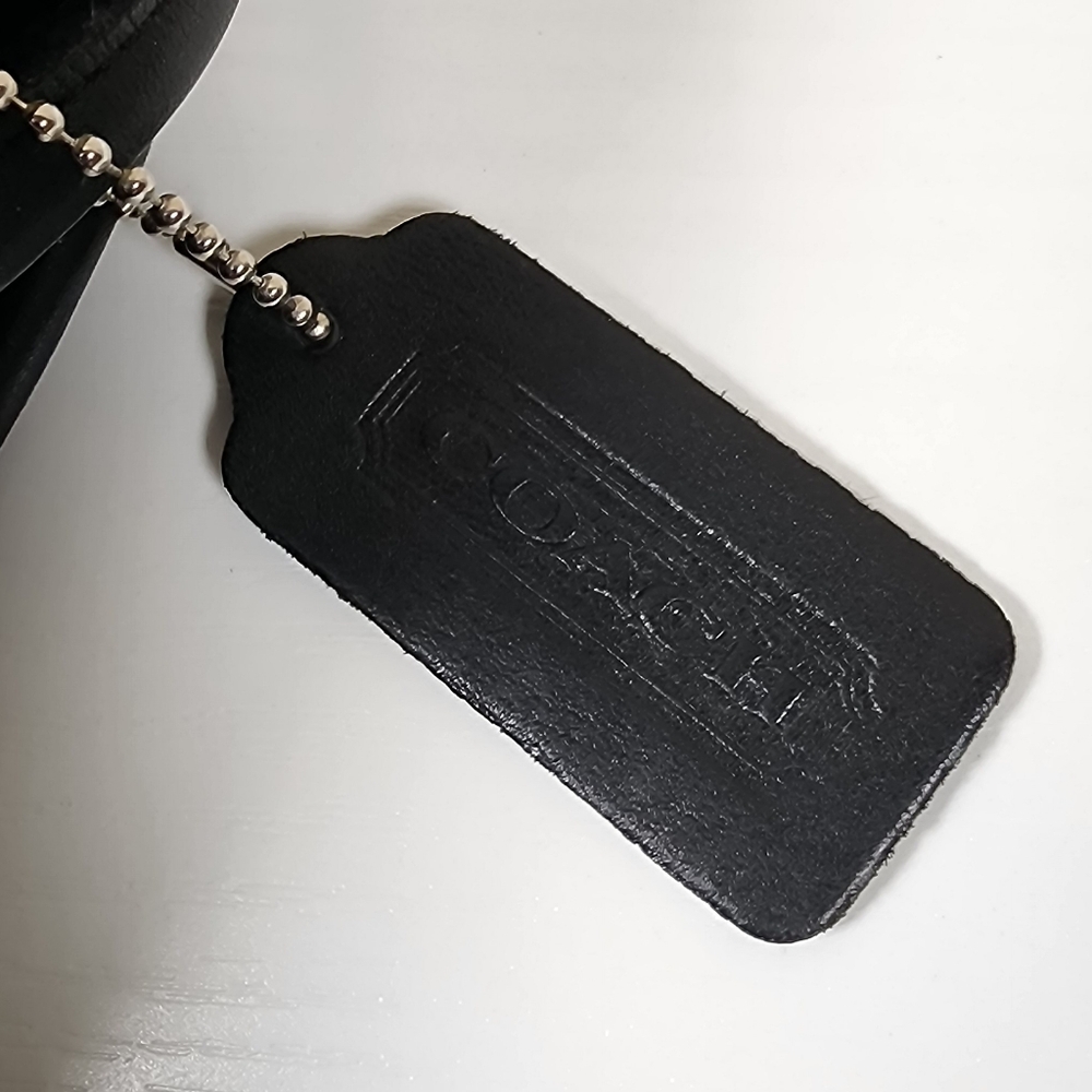 Vintage Coach Black/Nickel Scooter Bag #9893 - Picture 9 of 16